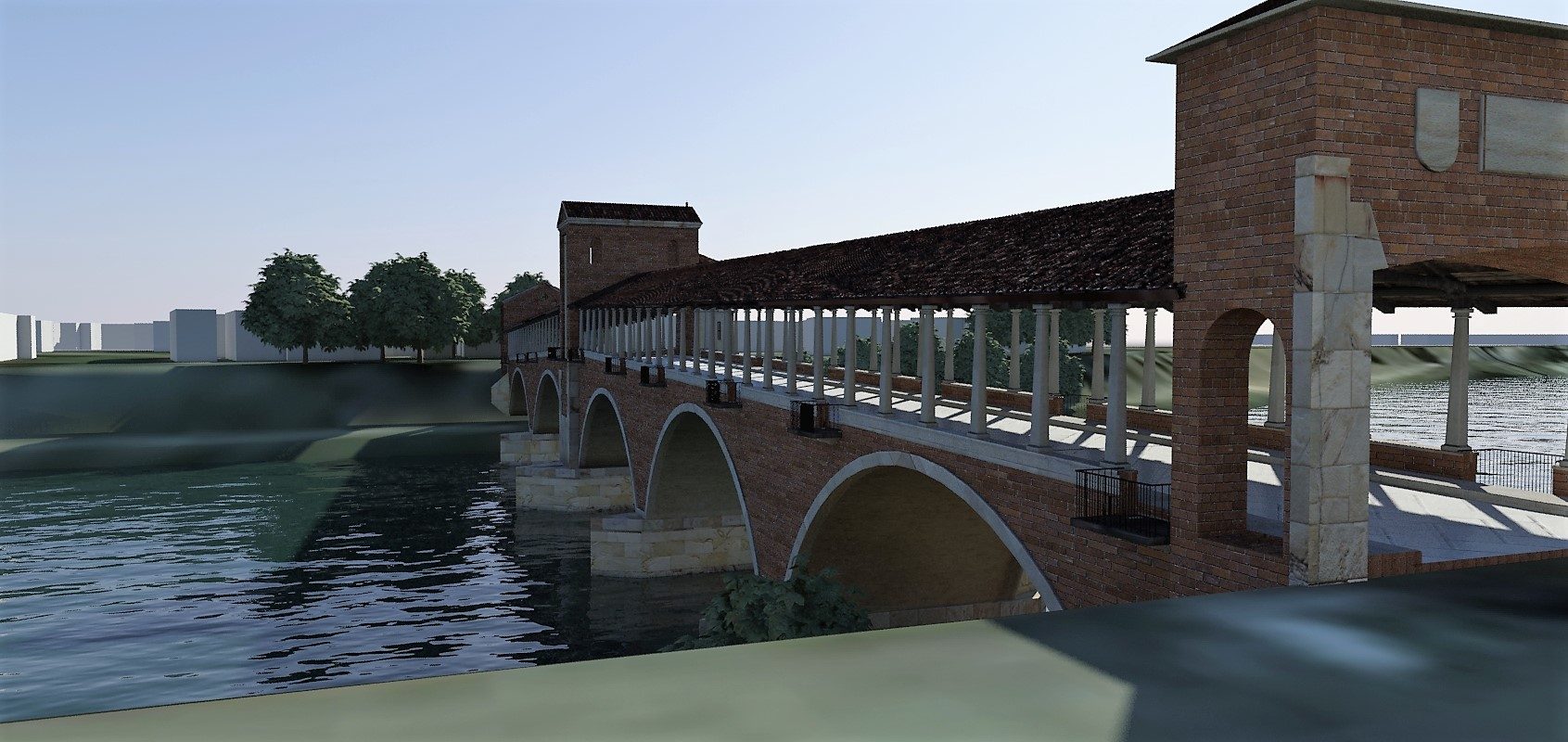 Permalink to: Pavia – Ponte coperto – Simulazione diurna